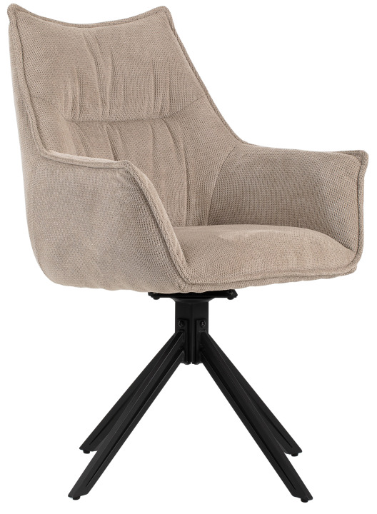 Diningsessel Ginosa beige drehbar